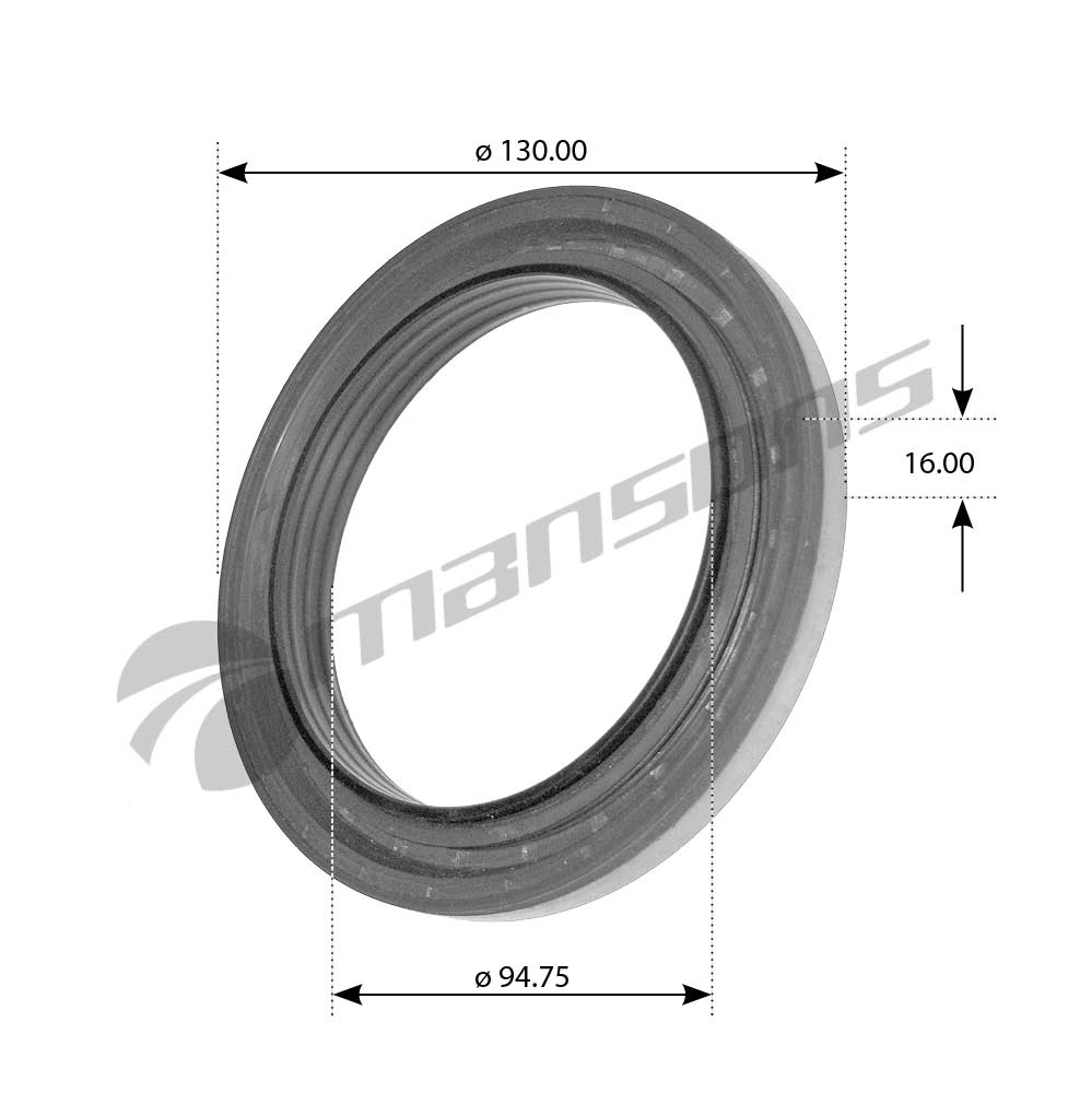 MANSONS Сальник IVECO EuroCargo (91-) ступицы передней MANSONS