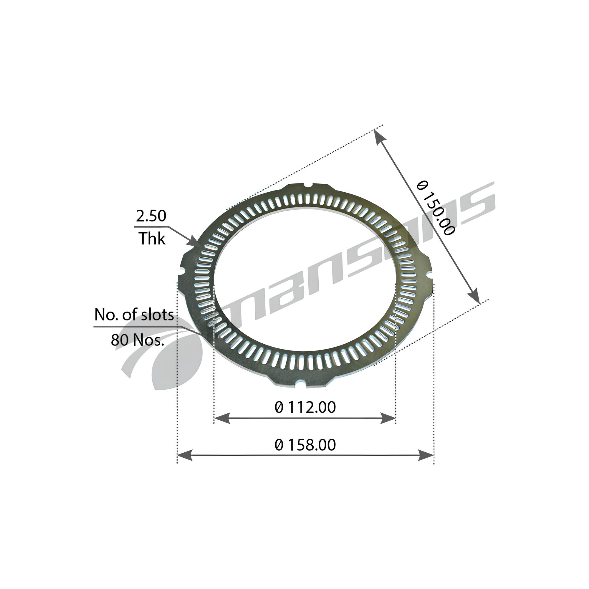 MANSONS Кольцо АБС GIGANT 112x150мм z80 MANSONS 2221₽