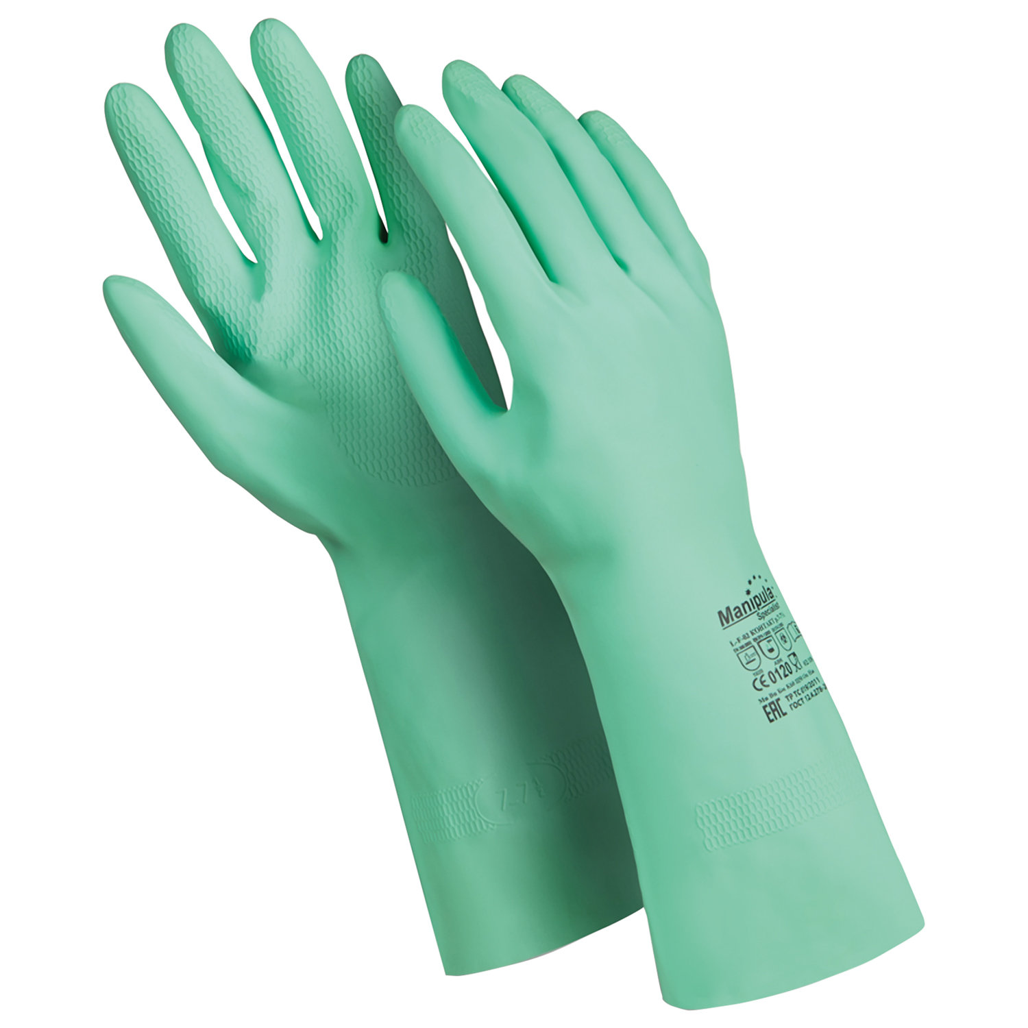 Перчатки латексные с хб напылением Manipula, размер XL, 6 пар перчатки от электродуги manipula specialist