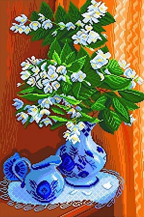 

Рисунок на ткани Белоснежное облако