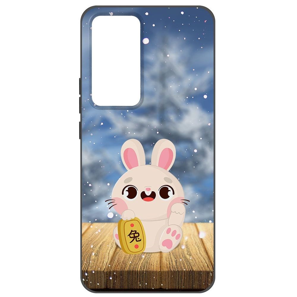 

Чехол-накладка Софт Год кролика для Xiaomi 12T, Черный