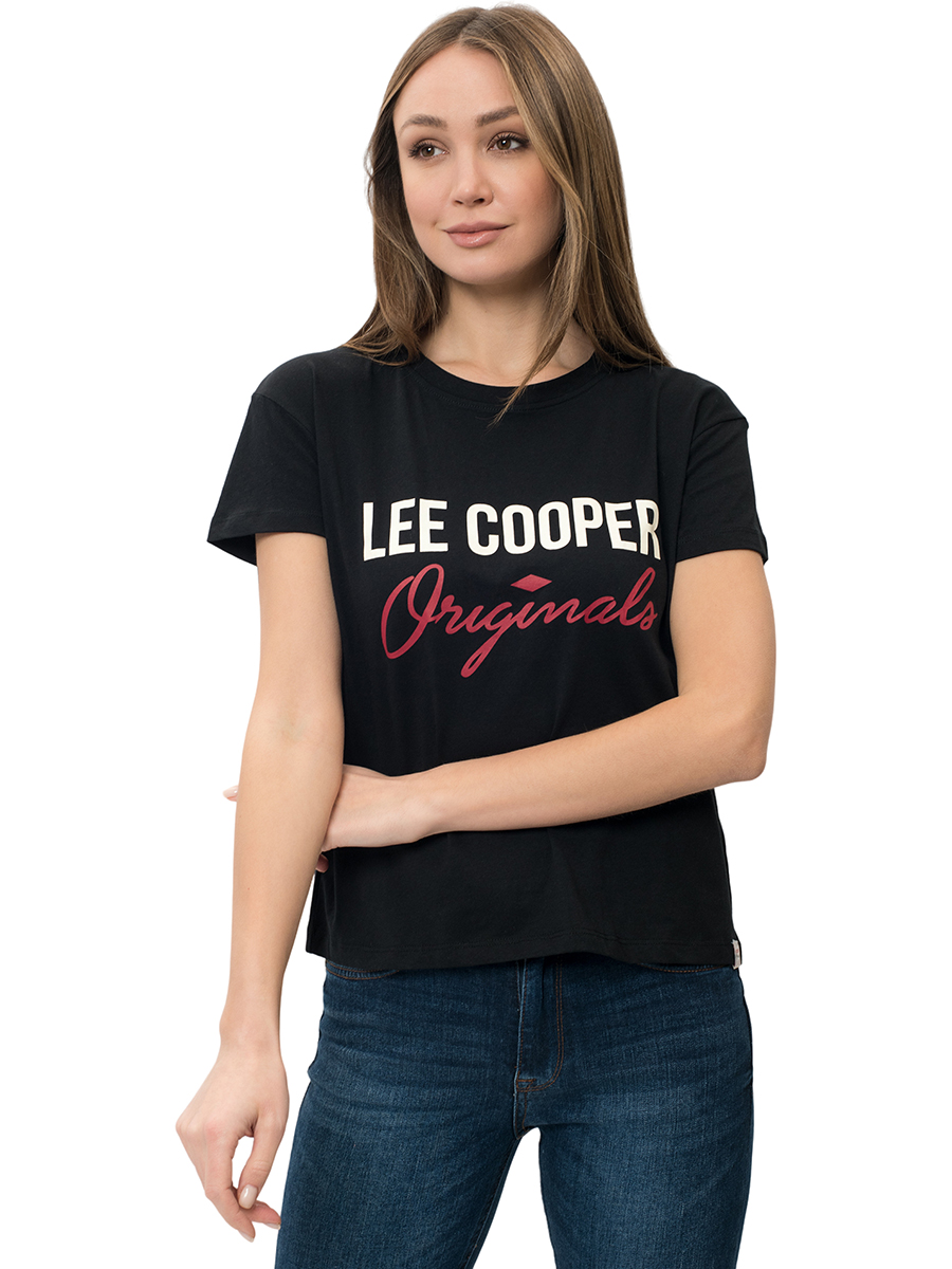 

Футболка женская Lee Cooper MT4A119348AS2LCBLK-BLK черная 2XL, MT4A119348AS2LCBLK-BLK