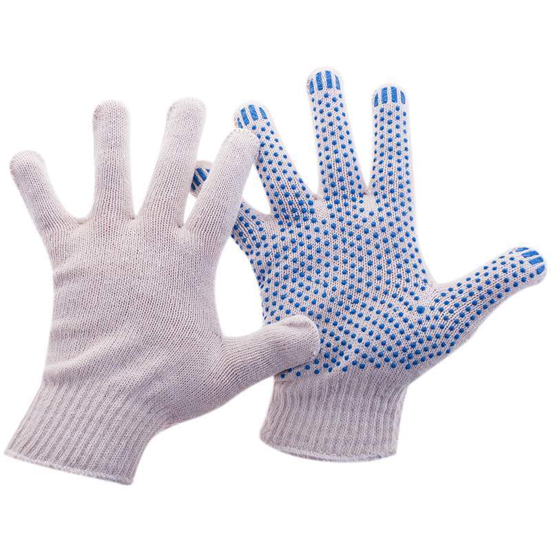 перчатки clean wrap из натурального латекса размер м 1 пара Перчатки хб с ПВХ точками Officeclean, размер универсальный, 20 пар