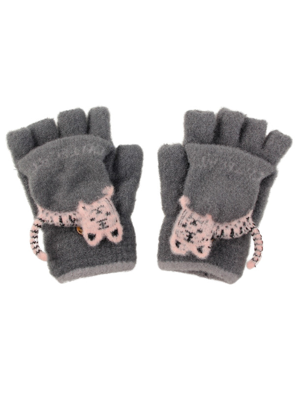 

Митенки детские Little Mania ZW-ANG81, тёмно-серый, 13, ZW-ANG81