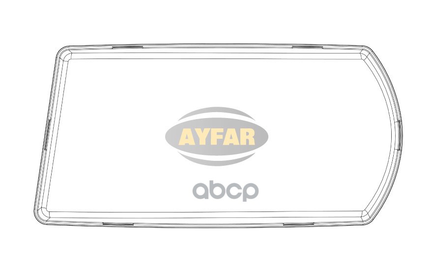 

AYFAR AF C11801_стекло фары! LH \Scania P/G/R/T 1шт