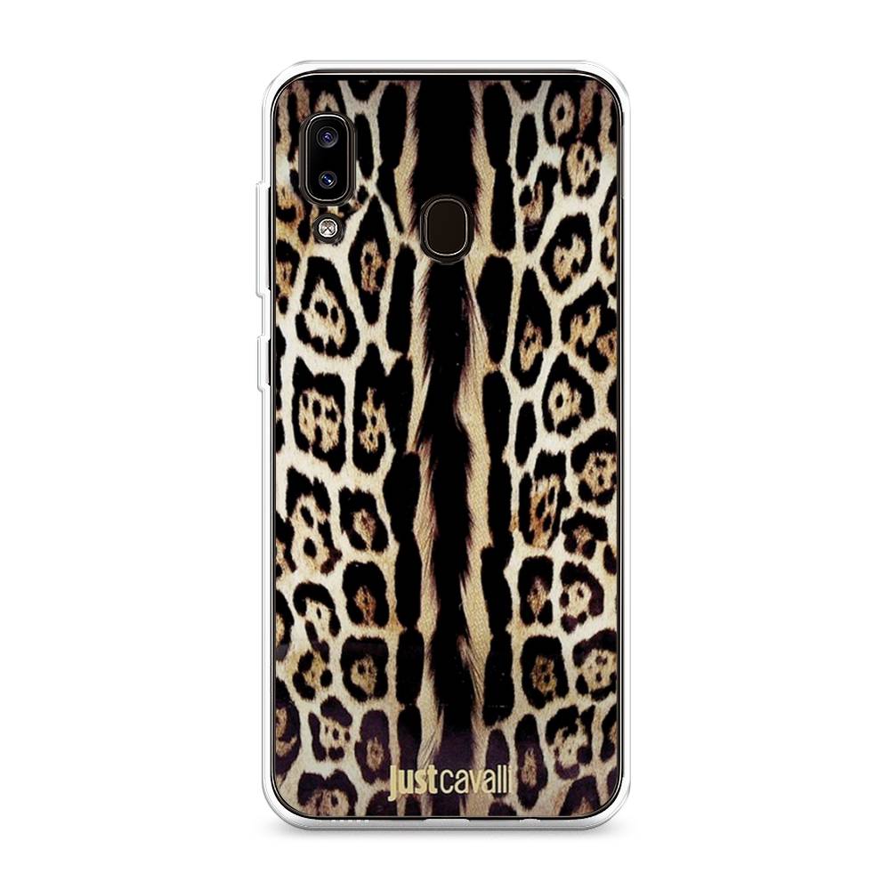 

Чехол на Samsung Galaxy A20 "Леопард кавалли", Черный;коричневый, 27650-1