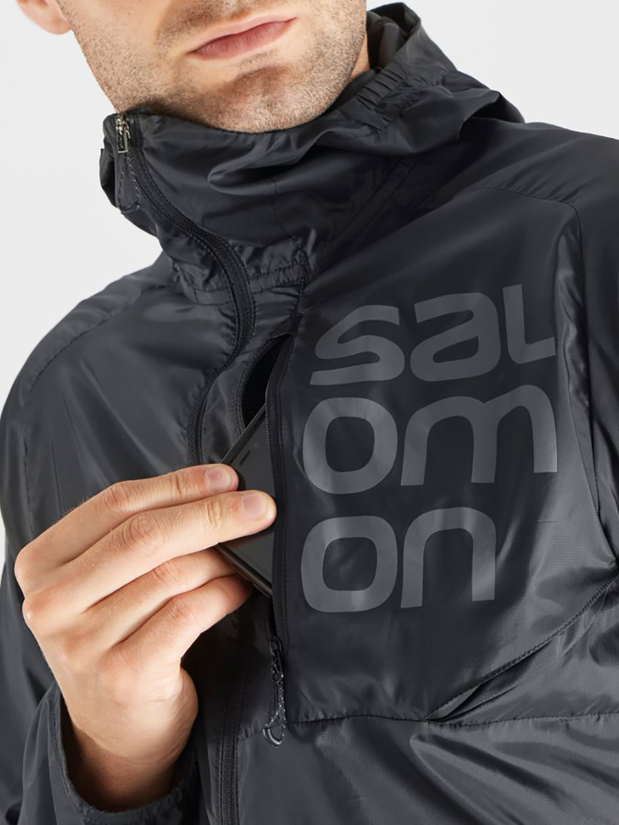 

Куртка мужская Salomon LC1733600 черная XL, LC1733600