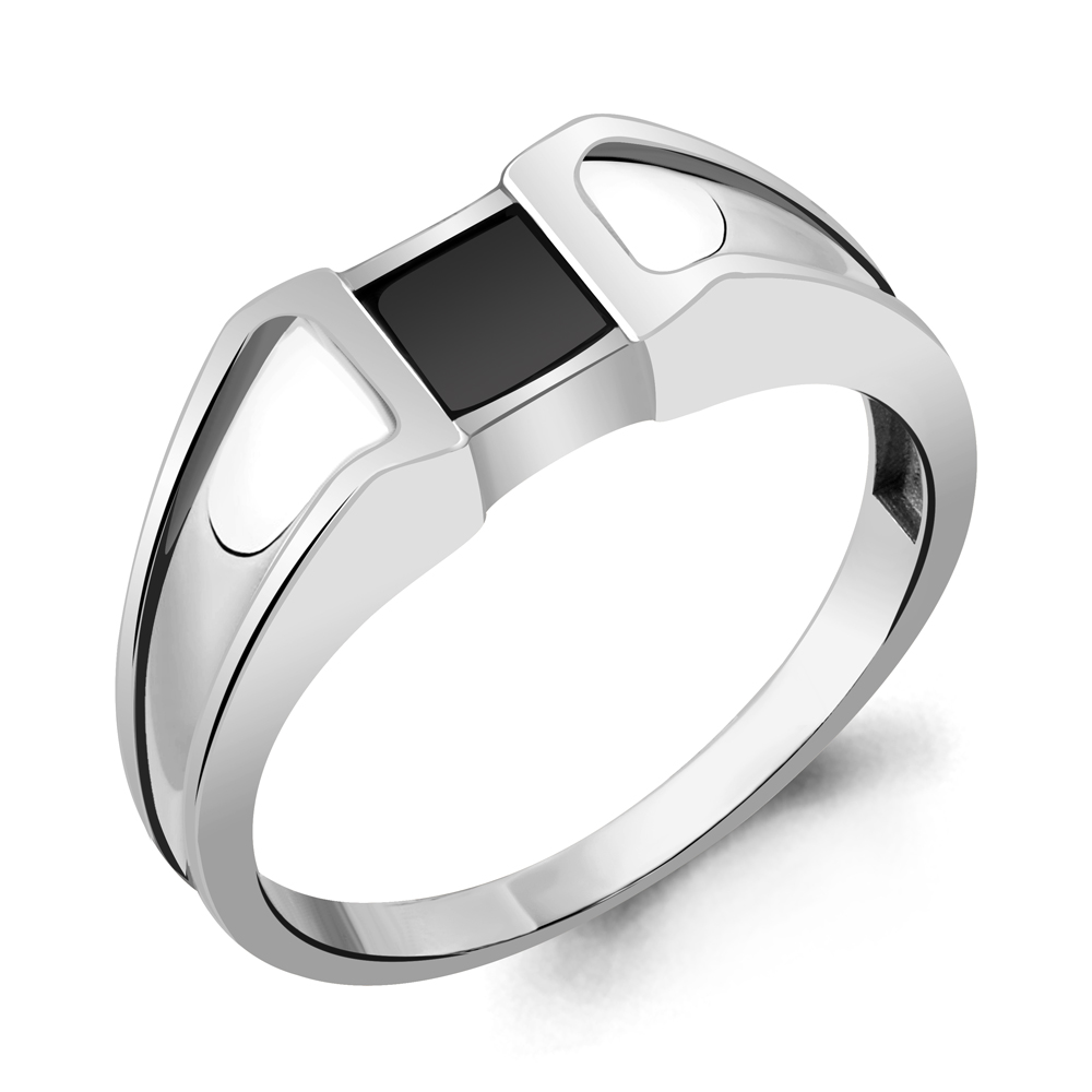 

Кольцо из серебра с фианитом р. Aquamarine 68739Ч, 68739Ч_925_р