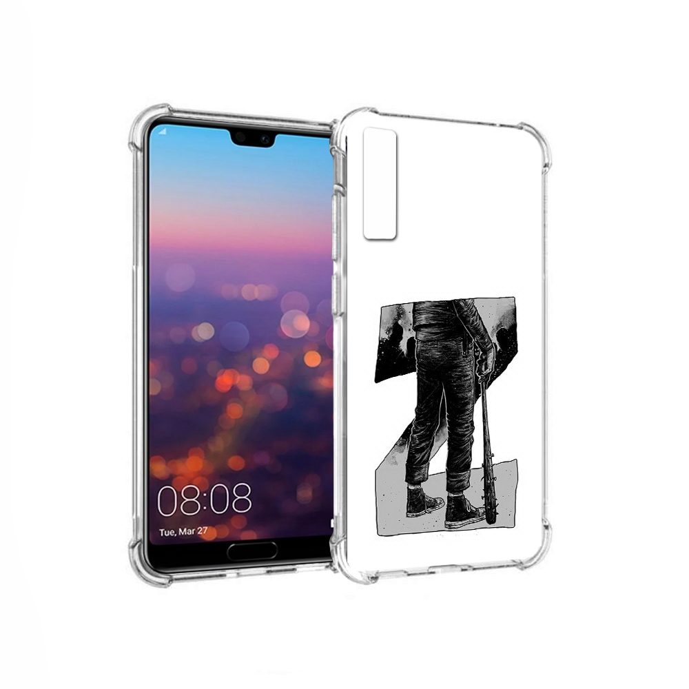 

Чехол MyPads Tocco для Huawei P20 Pro воин черно белый (PT108144.28.265), Tocco