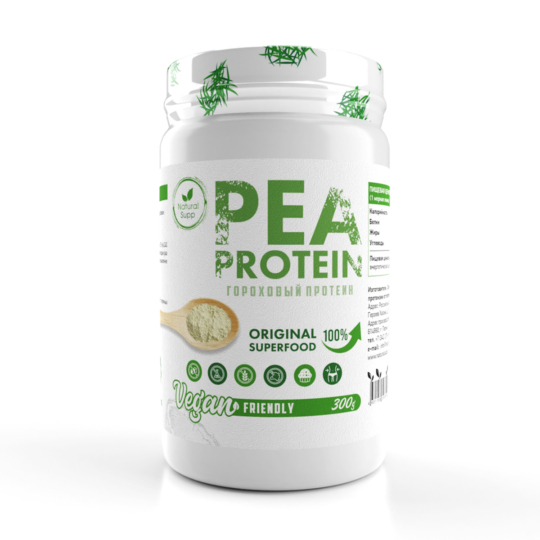 фото Изолят горохового протеина naturalsupp pea protein isolate (300г)