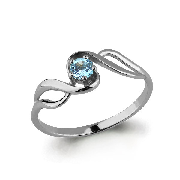 

Кольцо из серебра с топазом р., Aquamarine 6576305, 6576305_925_р