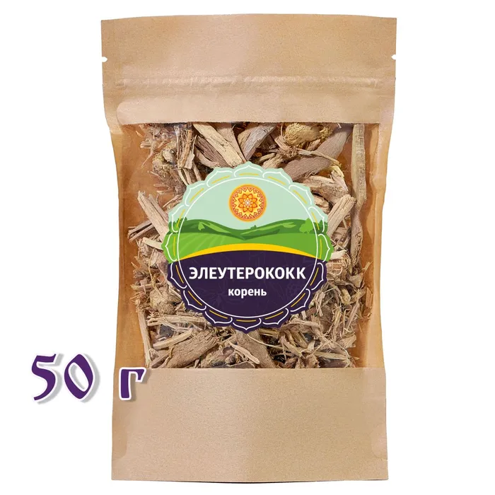 

Элеутерококк корень ЯСАЛТАЯ для чая, 50 г, Элеутерококк корень