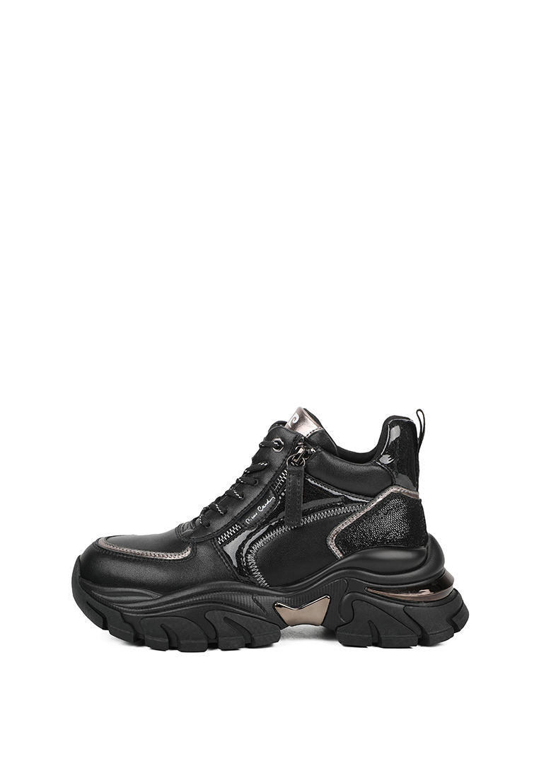 

Кроссовки женские Pierre Cardin 217505 черные 39 RU, Черный, 217505