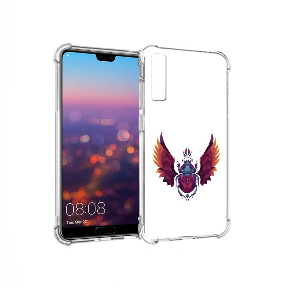 Чехол MyPads Tocco для Huawei P20 Pro алмазный скоробей (PT108144.28.219)