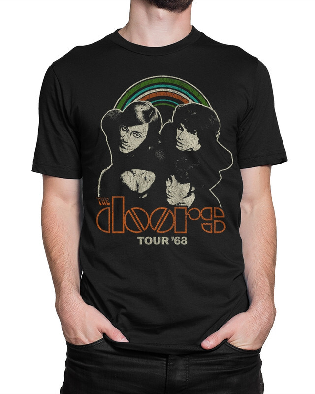 

Футболка мужская Dream Shirts The Doors 445821222 черная 2XL, The Doors 445821222