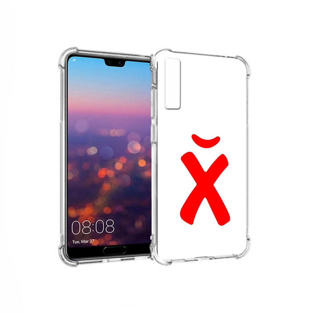 Чехол MyPads Tocco для Huawei P20 Pro абстракция буква х (PT108144.28.209)