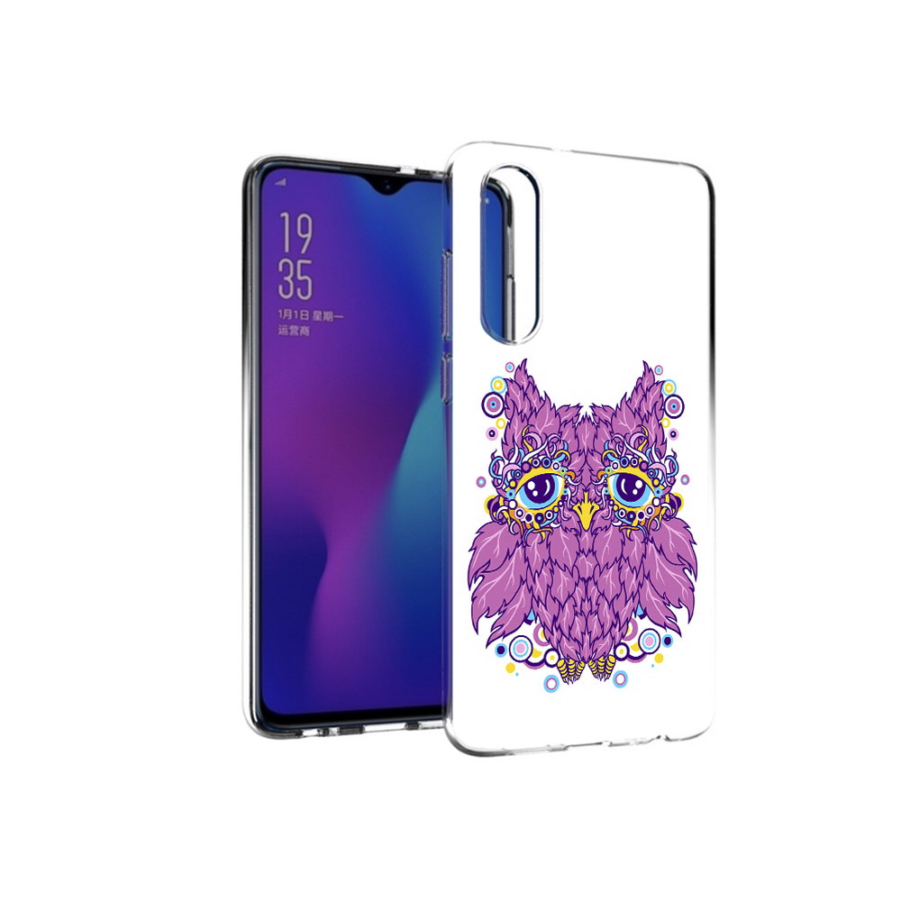 

Чехол MyPads Tocco для Huawei P30 Розовая сова, Прозрачный, Tocco