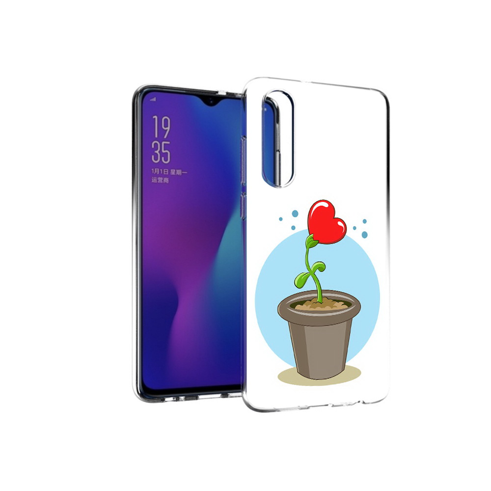 

Чехол MyPads Tocco для Huawei P30 Растение любви 14 февраля, Прозрачный, Tocco