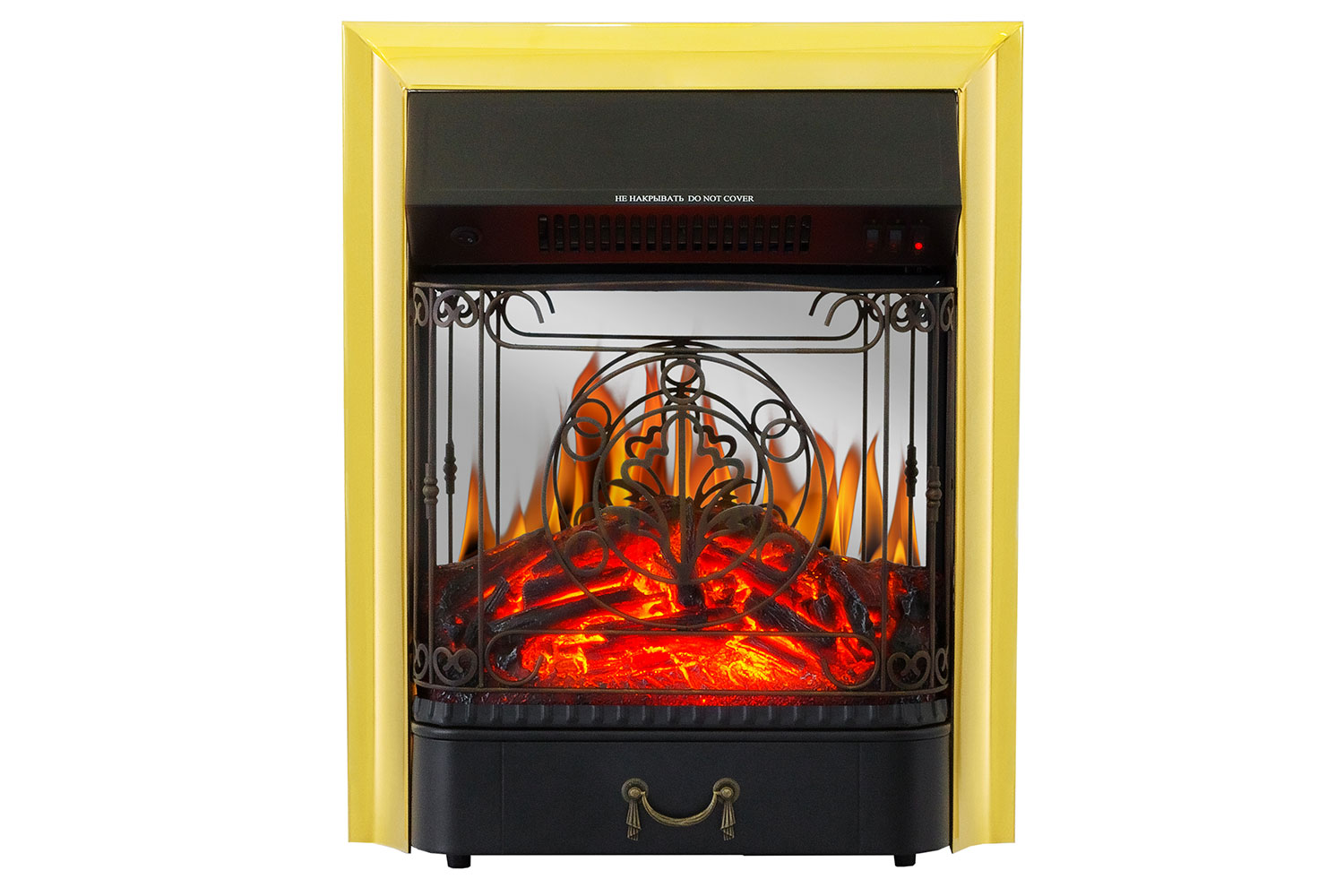 

Камин электрический Royal Flame Majestic FX M Brass золото 2 кВт, Majestic FX M Brass