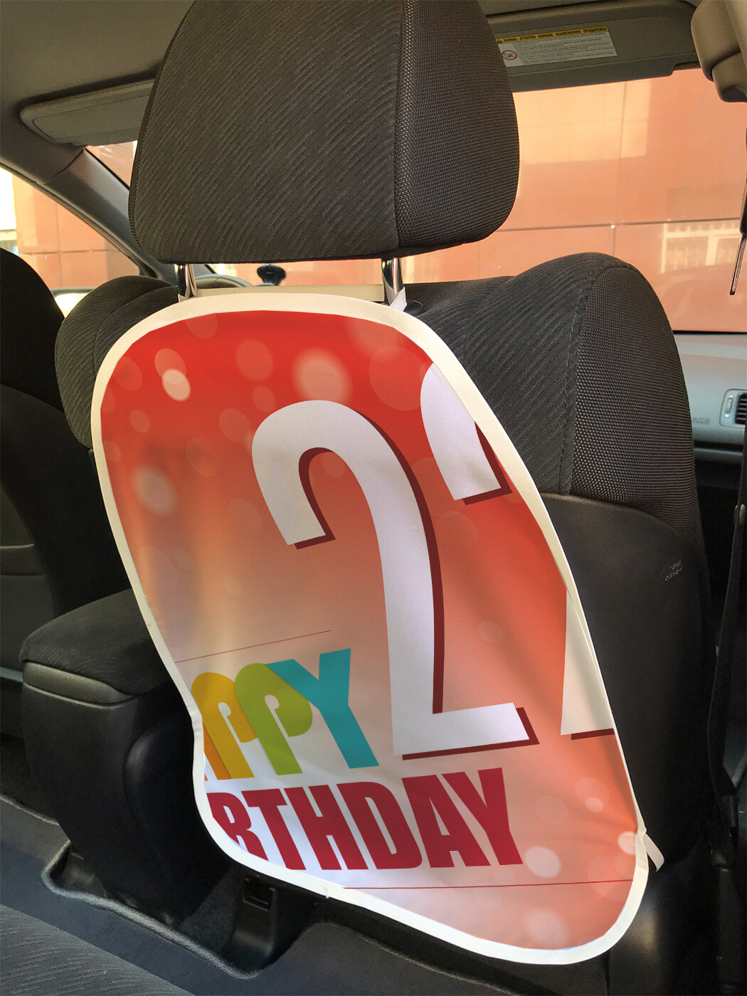 

Накидка на спинку сиденья JoyArty Яркая надпись, 45х62, Яркая надпись