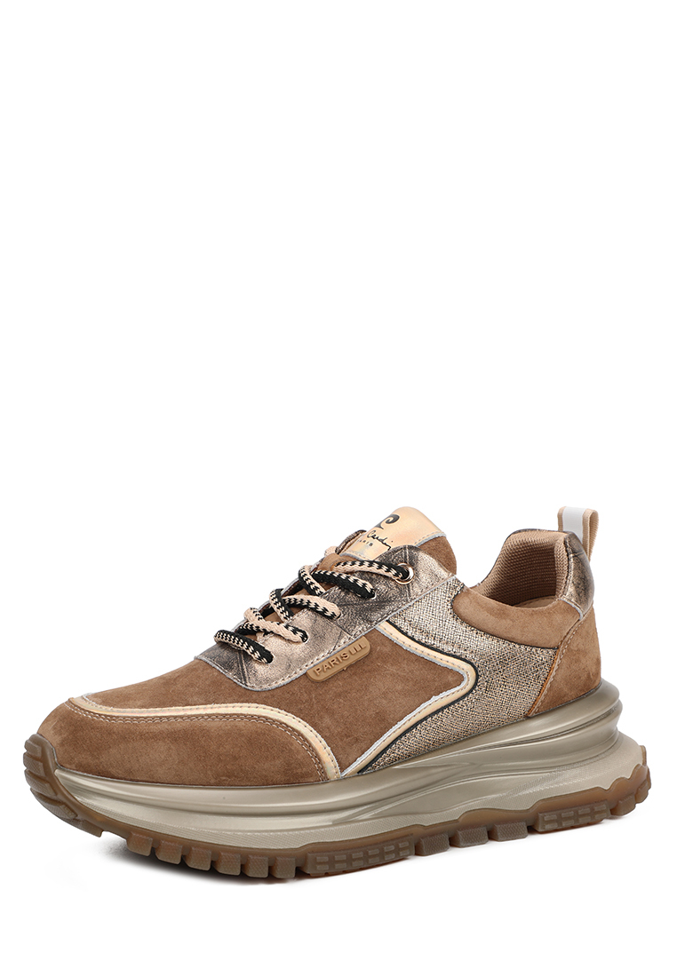 

Кроссовки женские Pierre Cardin 217063 коричневые 39 RU, Коричневый, 217063