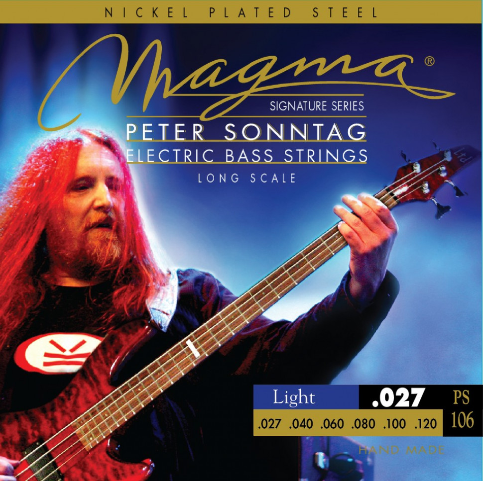 

Комплект струн для 6-струнной бас-гитары Peter Sonntag 27-120 Magma Strings PS106, PS106