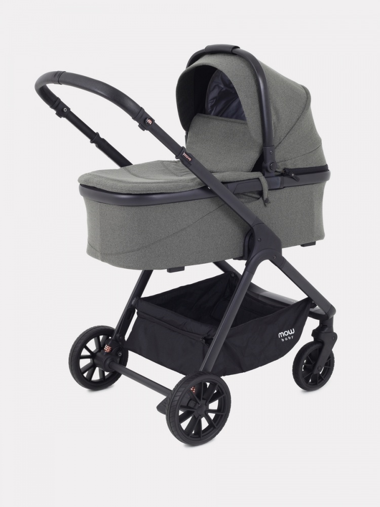 фото Коляска детская 2 в 1 mowbaby move mb401 grey (green)