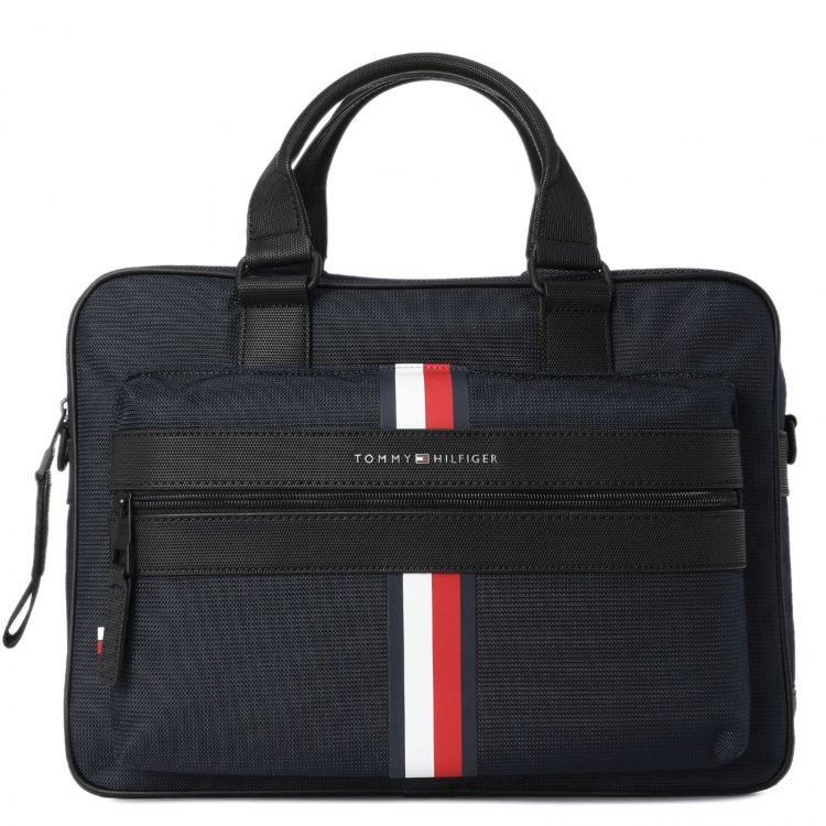 фото Сумка мужская tommy hilfiger am0am07589 темно-синяя