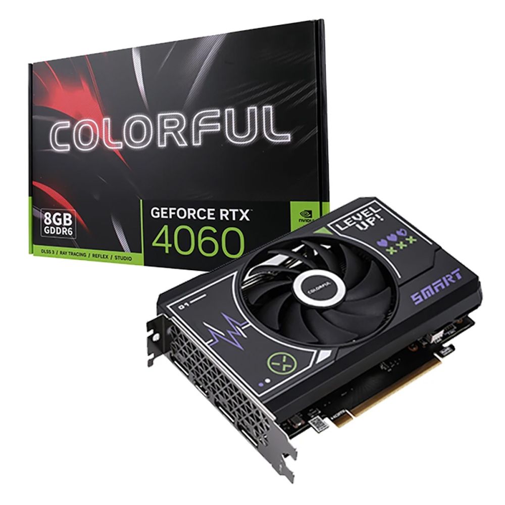 

Видеокарта Colorful RTX4060 Mini 8GB-V, GeForce RTX 4060