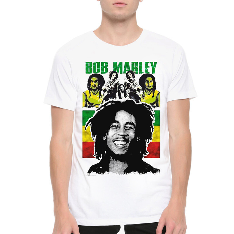 

Футболка мужская Dream Shirts Боб Марли 445811222 белая M, Боб Марли 445811222