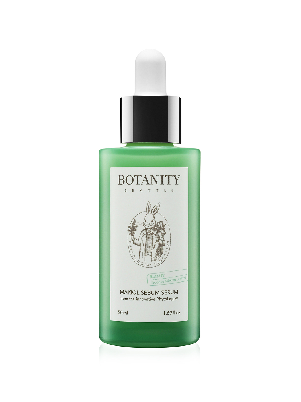 фото Сыворотка для жирной кожи с макиолом botanity makiol sebum serum 50 мл