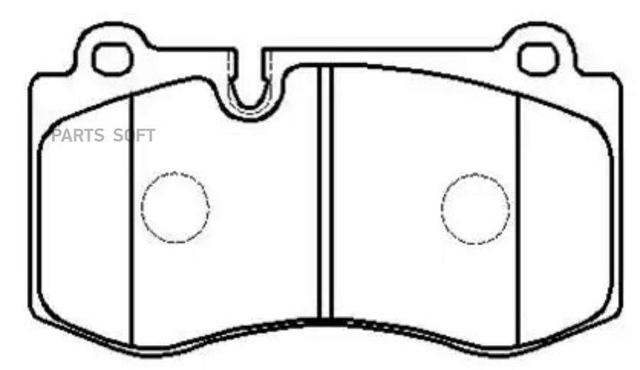 

Тормозные колодки HSB HP9906