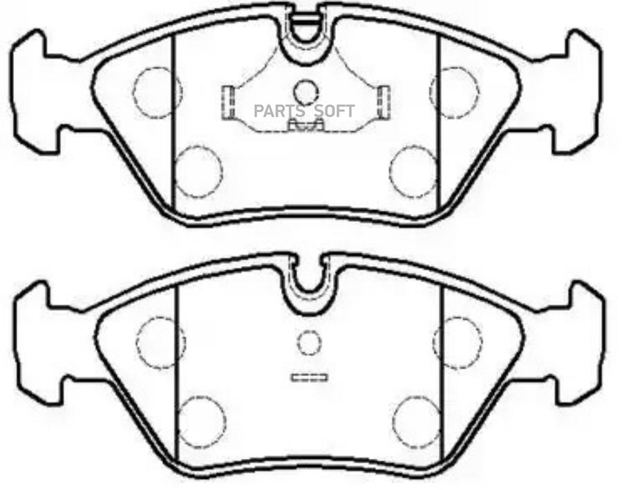 

Тормозные колодки HSB hp9332