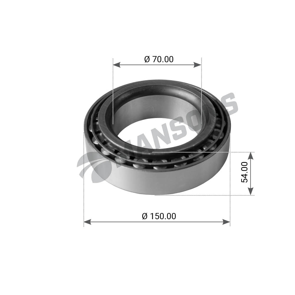 MANSONS Подшипник ступицы SAF BPW MAN IVECO внутренний 32314 70х150х54 MANSONS 6240₽