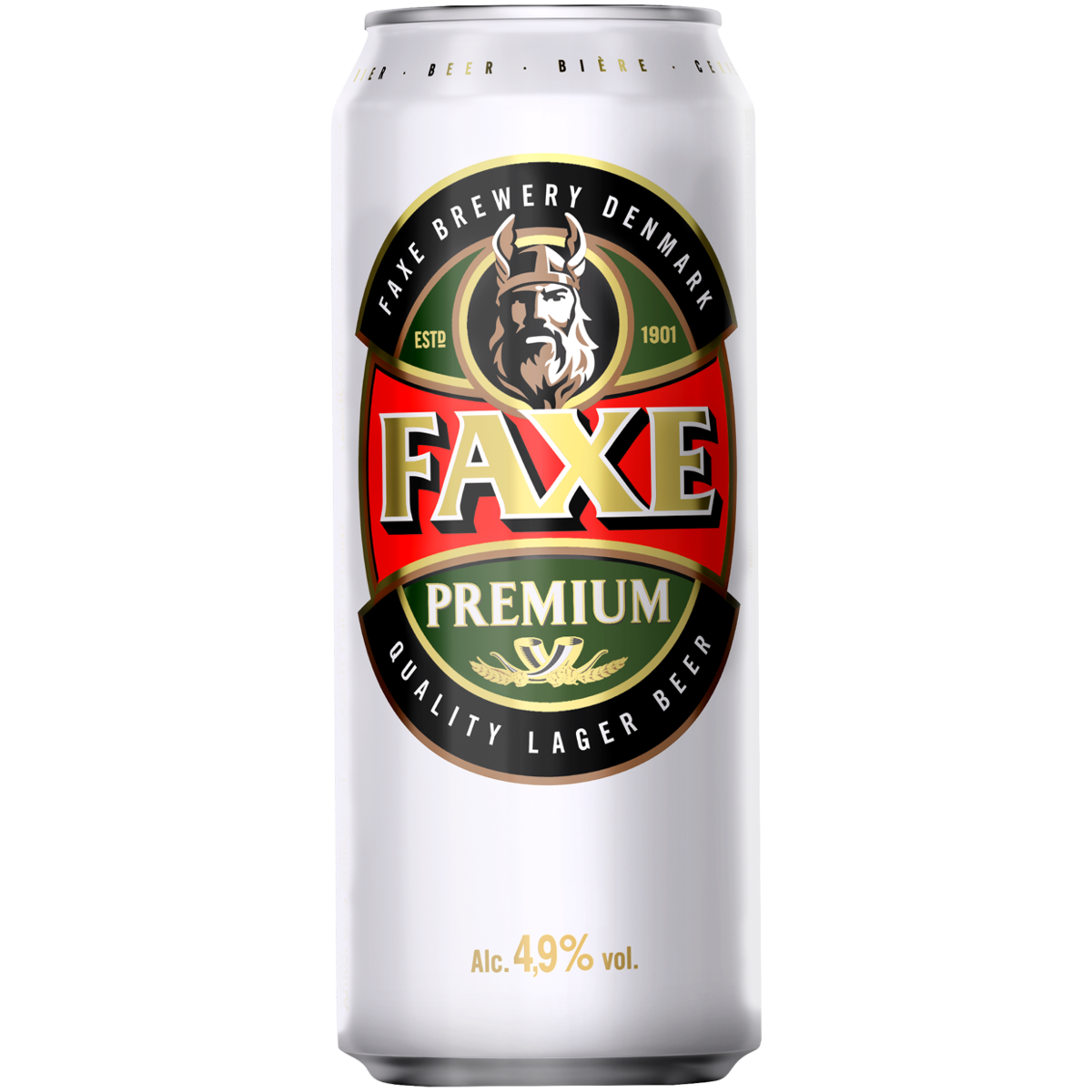 

Пиво Faxe Premium светлое 0,45 л ж/б
