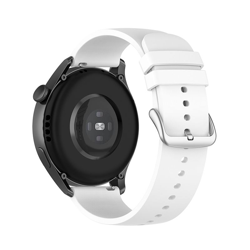 

Ремешок силиконовый 22мм для Huawei Watch 3/GT 2 Pro/GT 2e - белый, 680601804B