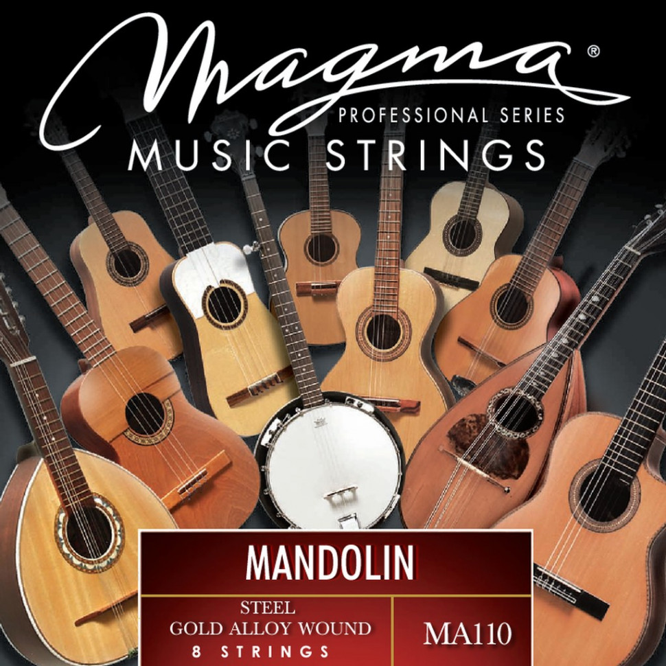 Комплект струн для мандолины Magma Strings MA110