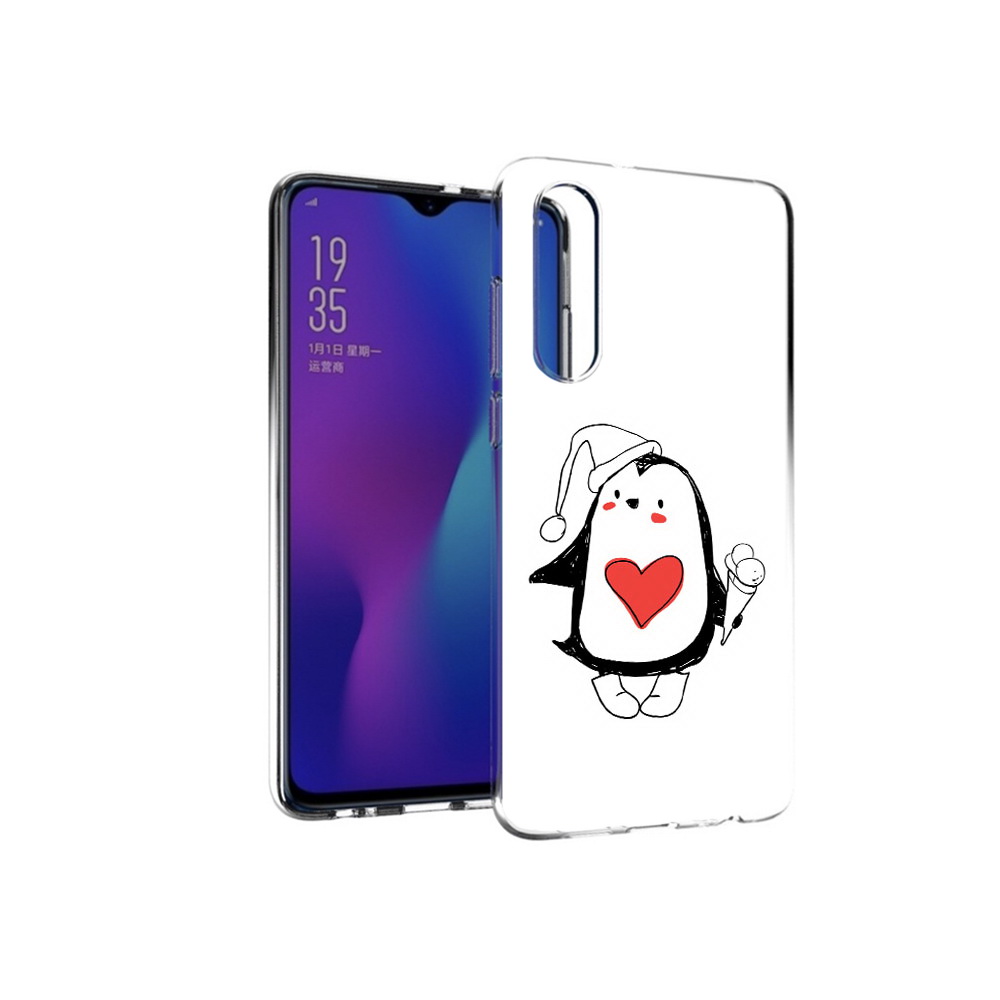 

Чехол MyPads Tocco для Huawei P30 Пингвин с мороженым, Прозрачный, Tocco