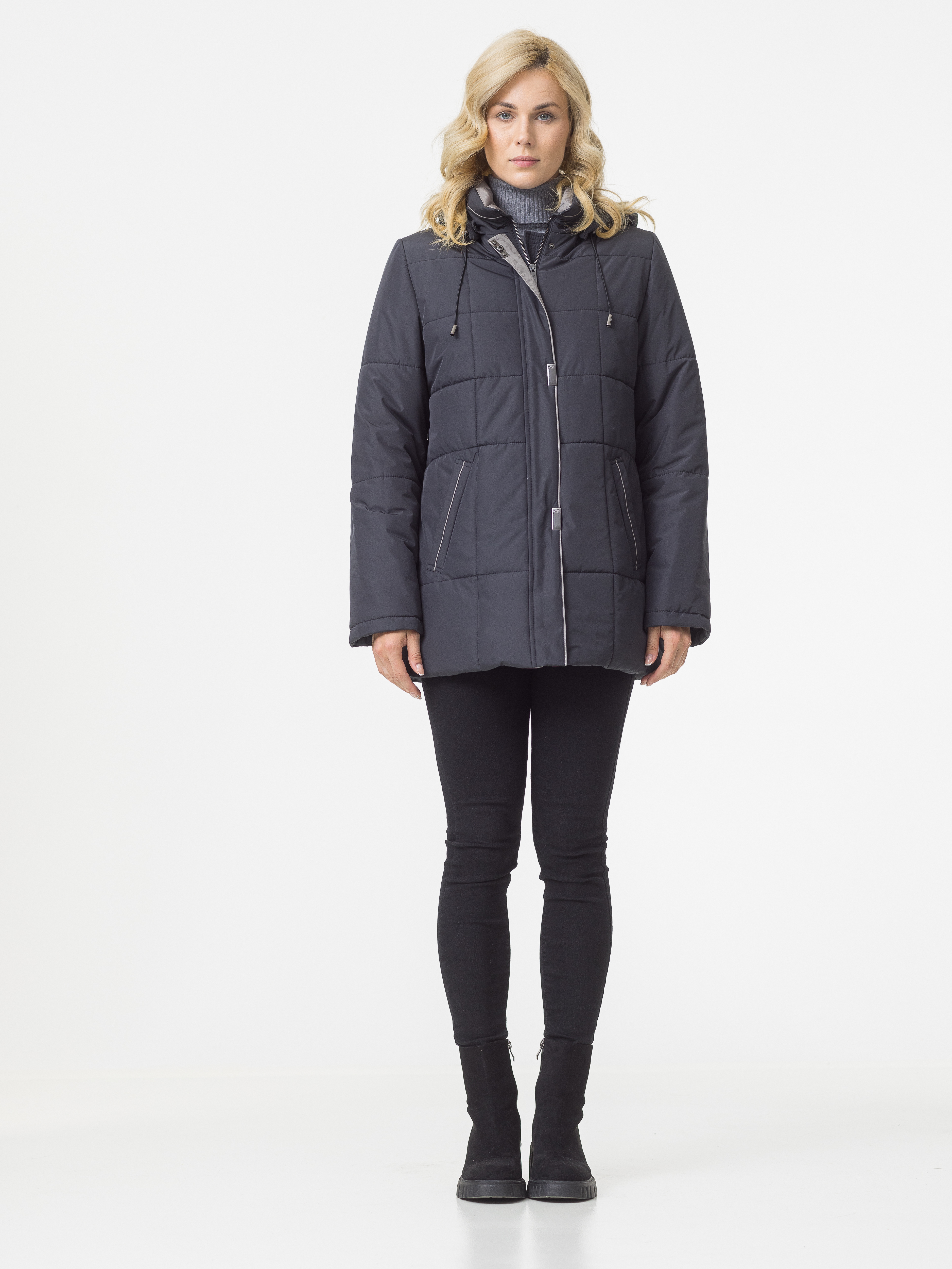 

Куртка женская Maritta 32-3023-10 черная 46 EU, Черный, 32-3023-10