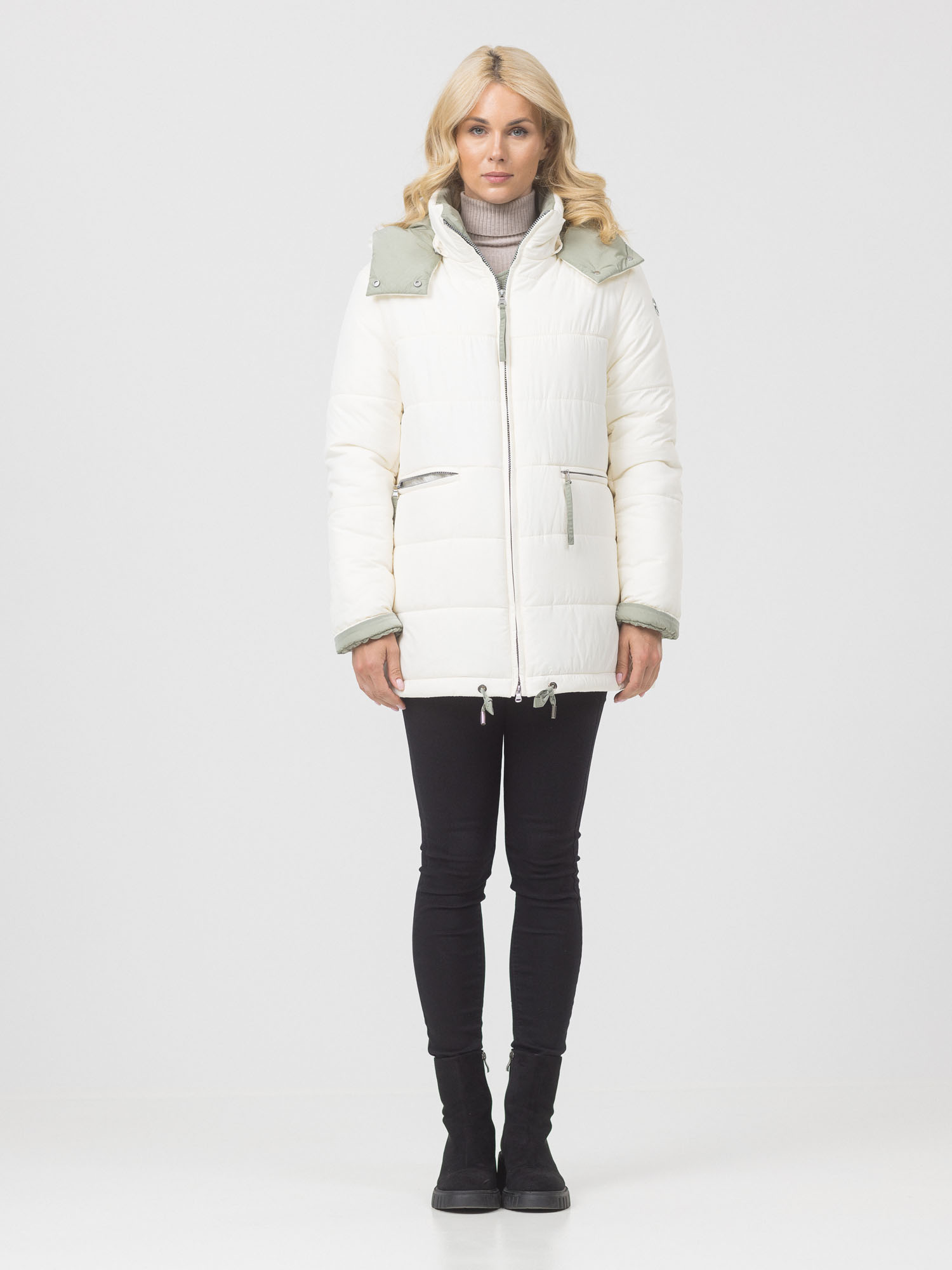 

Куртка женская Maritta 32-3004-50 белая 44 EU, Белый, 32-3004-50