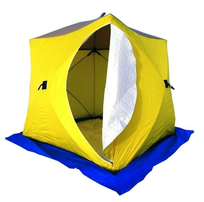 фото Палатка стэк куб-3 трехслойная дышащая