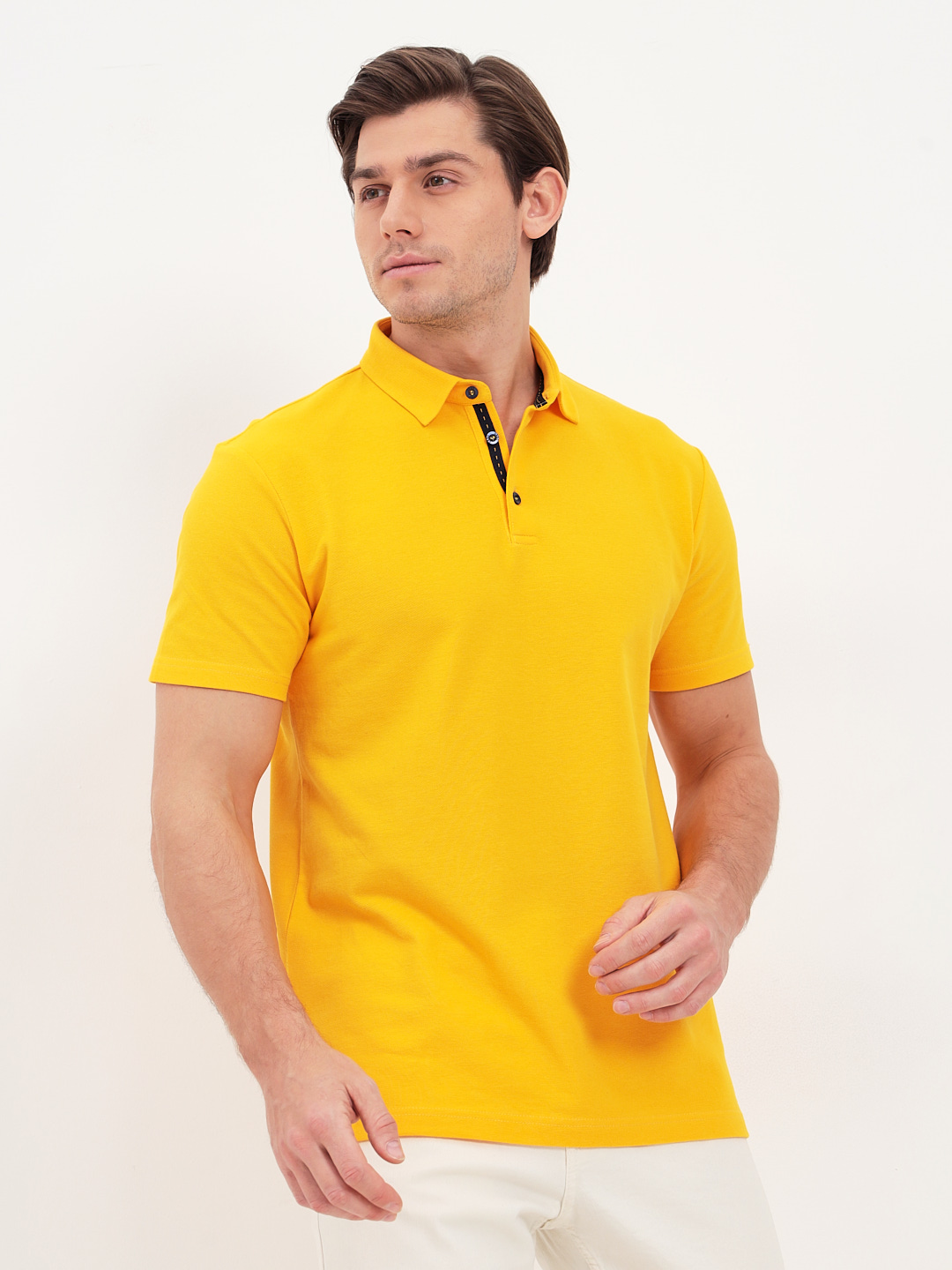 

Футболка мужская Greg 00-00005055 желтая 54 RU, Желтый, 00-00005055