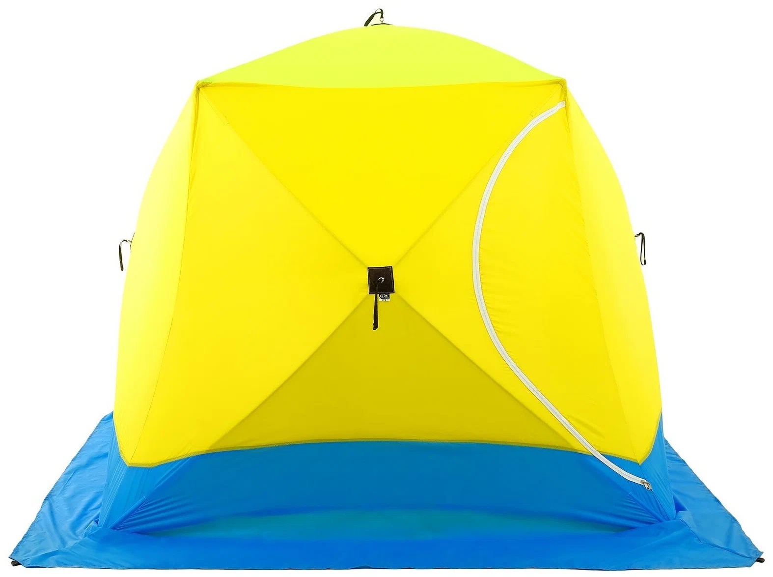 Палатка Стэк Куб Long, для рыбалки, 3 места, разноцветный