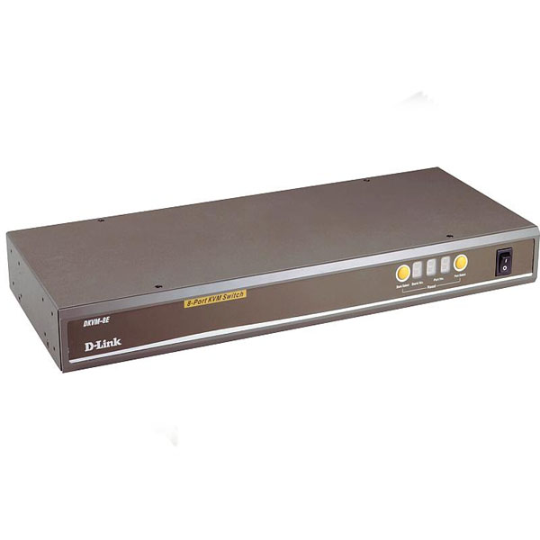 

KVM Переключатель D-Link DKVM-8E, Черный, DKVM-8E