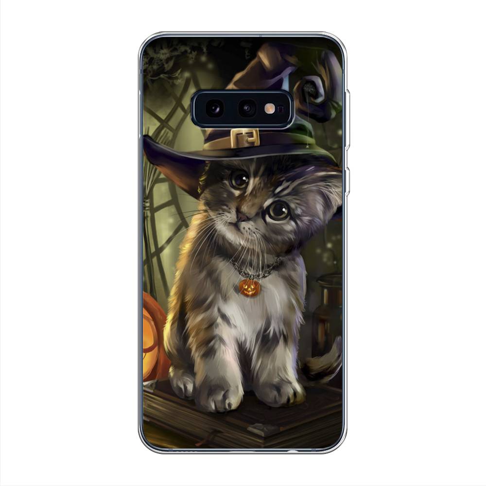 

Чехол Awog на Samsung Galaxy S10E "Кот на Хэллоуин", Разноцветный, 27250-2