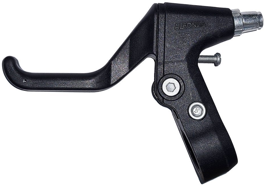 Ручки тормозные ALHONGA HJ-340PV для V-brake под 3 пальца, нейлон/сталь с резиновым покрыт