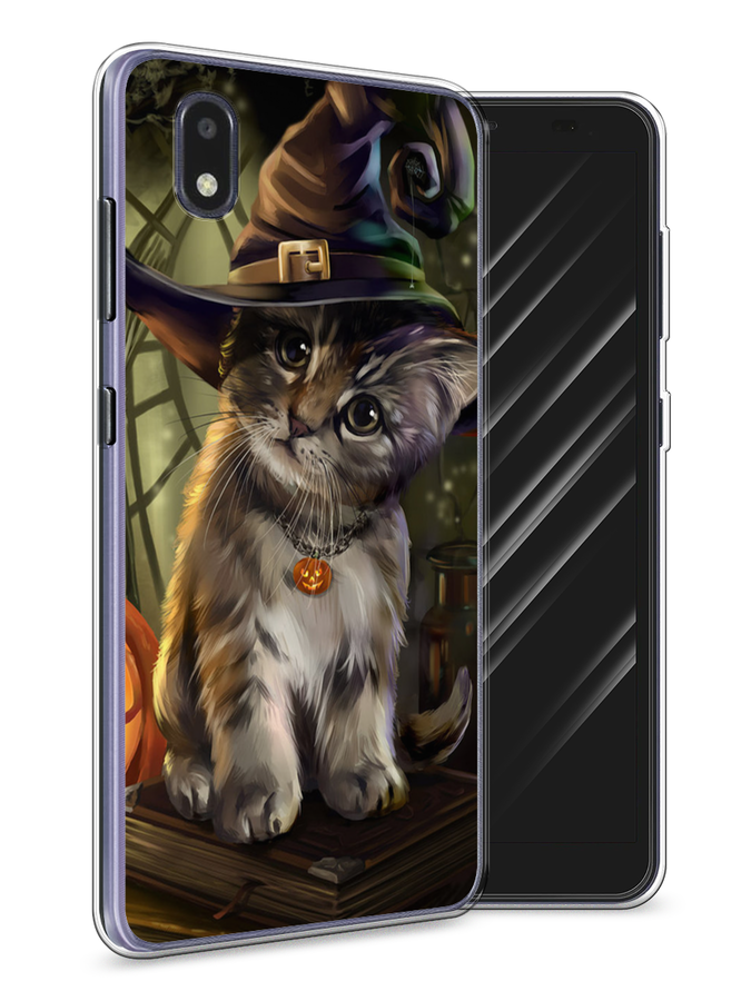 

Чехол Awog на ZTE Blade A3 (2020) / ЗТЕ Блэйд A3 (2020) "Кот на Хэллоуин", Разноцветный, 133650-2