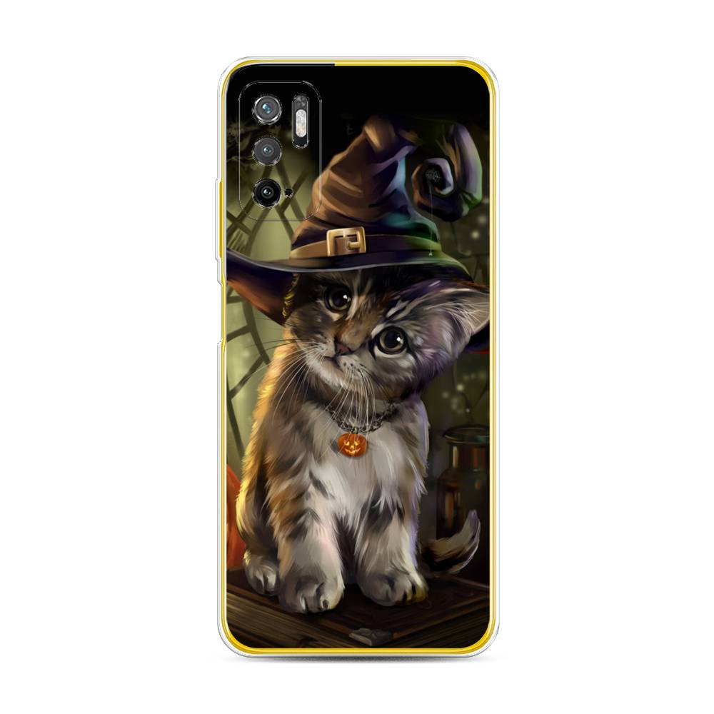 

Чехол Awog на Poco M3 Pro "Кот на Хэллоуин", Разноцветный, 311050-2