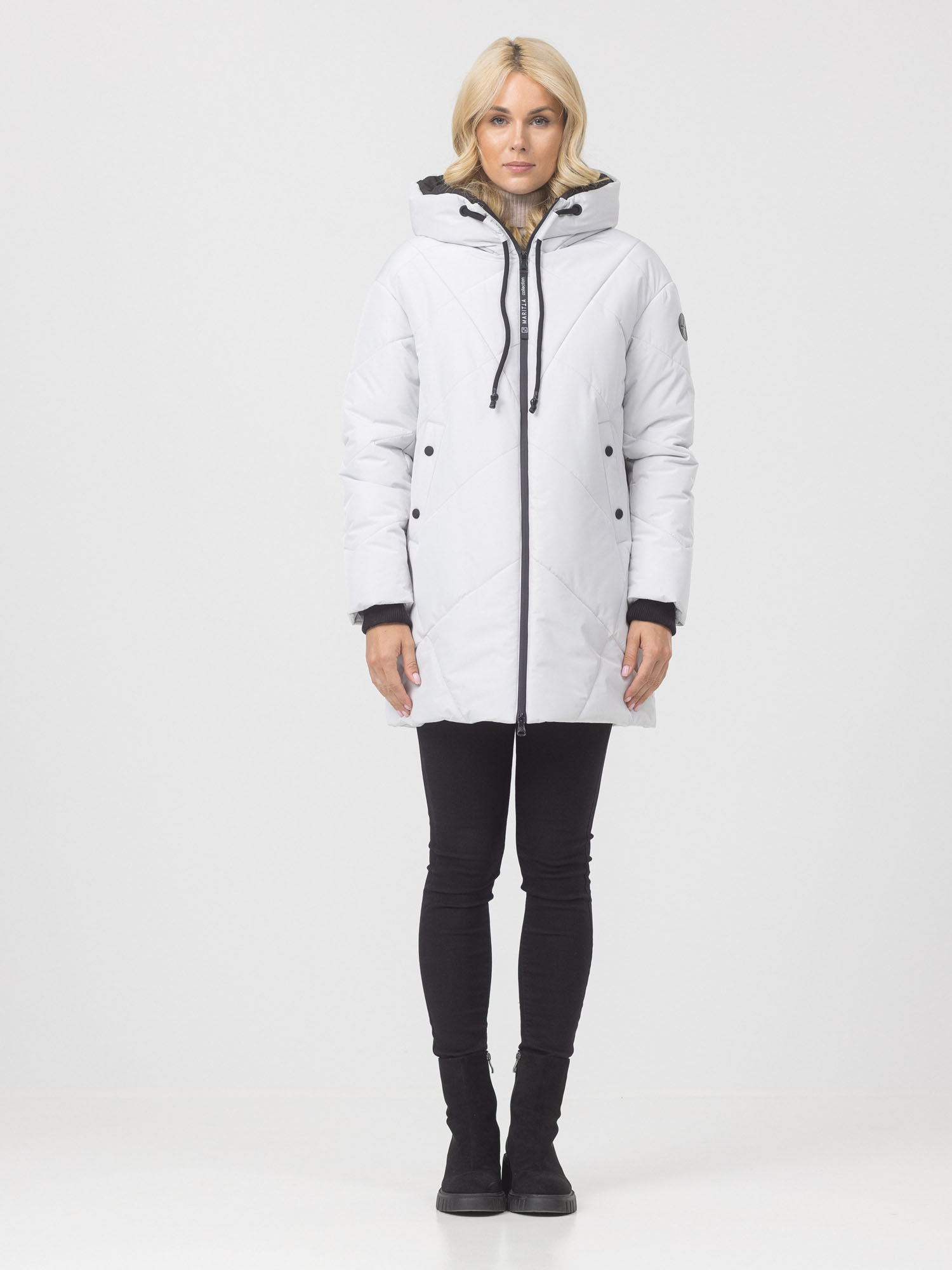 

Куртка женская Maritta 32-3014-10 белая 38 EU, Белый, 32-3014-10