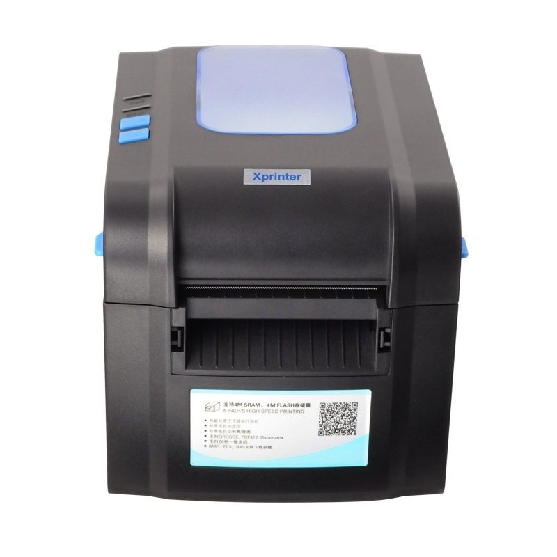 Термальный принтер этикеток Xprinter XP-370B USB, черный